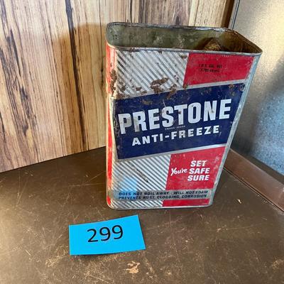 Prestone Anti-freeze tin