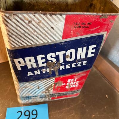 Prestone Anti-freeze tin