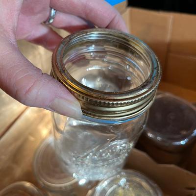 3 Boxes of canning jars