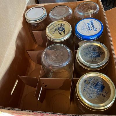 3 Boxes of canning jars