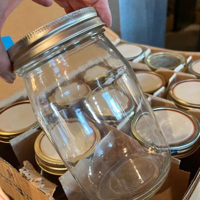 3 Boxes of canning jars