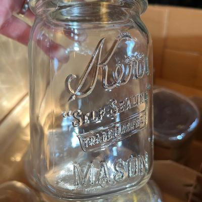 3 Boxes of canning jars