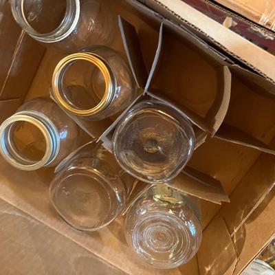 6 Boxes of canning jars