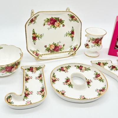ROYAL ALBERT ~ Old Country Roses ~ Ten (10) Misc Pieces