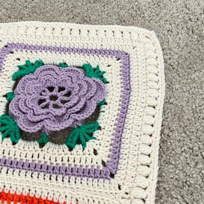Floral Crochet Blanket