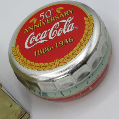 Coca Cola Collectible Lot - 2 tins boxes