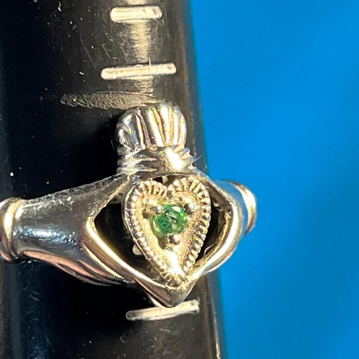 Claddagh Ring Black Heart Gem Sterling Silver Gothic Skull Engagement Ring  | eBay