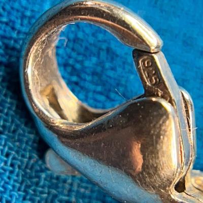 STERLING ARTISAN BRACELET WITH TWO-SIDED ENAMELED SEGMENTS WELL MADE