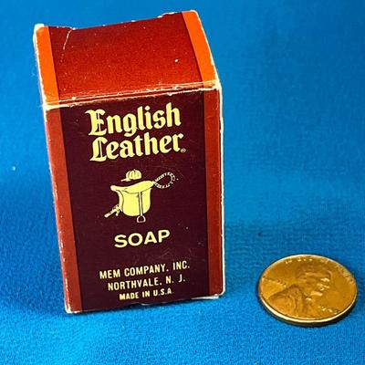 TRAVEL SIZE ENGLISH LEATHER BAR OF SOAP NEW IN BOX