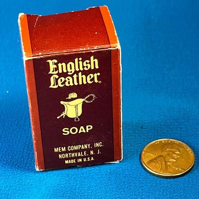 TRAVEL SIZE ENGLISH LEATHER BAR OF SOAP NEW IN BOX