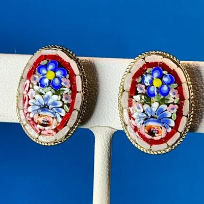 SWEET MILLEFLORE EARRINGS  MADE IN ITALY