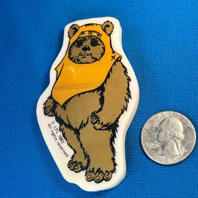 STAR WARS "EWOK" ERASER BRAND NEW CONDITION