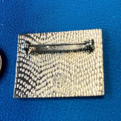 ENAMELED SUN VALLEY SILVER NASTAR PIN