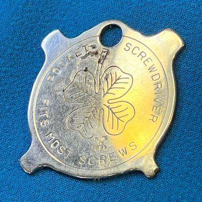 VINTAGE SALT LAKE CITY CORPS OF CADETS POCKET SCREWDRIVER