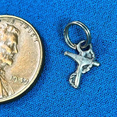 WORLD'S SMALLEST SILVER CHARM- NAUTICAL THEMED