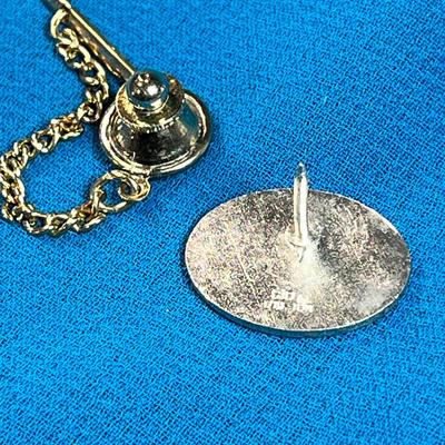 1/10 10K G.F. ENAMELED CONTINENTAL AIRLINES 5-YEAR TIE TACK