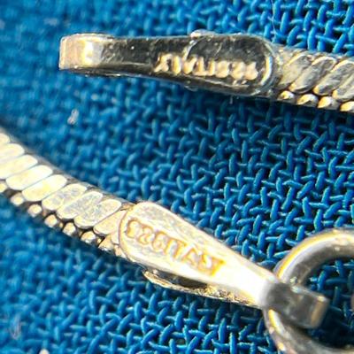 .925 SILVER HERRINGBONE STYLE NECKLACE CHAIN