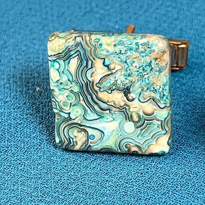 BEAUTIFUL TURQUOISE STONE CUFFLINKS