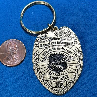 NATIONAL LAW ENFORCEMENT OFFICERS MEMORIAL FUND SUPPORTER 2018 KEY CHAIN