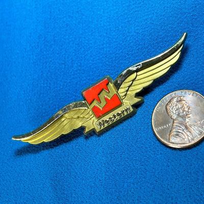 VINTAGE WESTERN AIRLINES KIDS FLIGHT PIN 