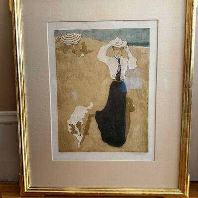 Raoul Du Gardier, A Maree Basse, Etching and aquatint printed on wove Van Gelder Zonen, 1904