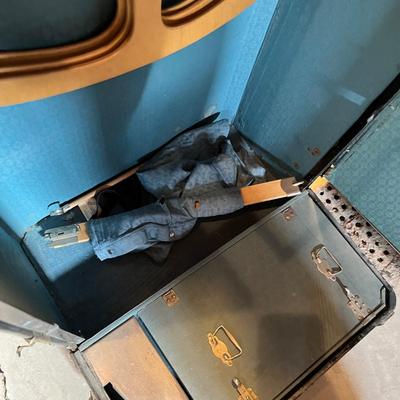 Antique steamer trunk