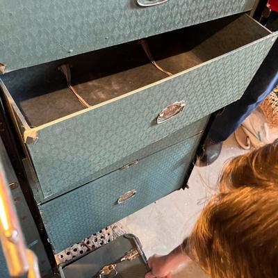 Antique steamer trunk