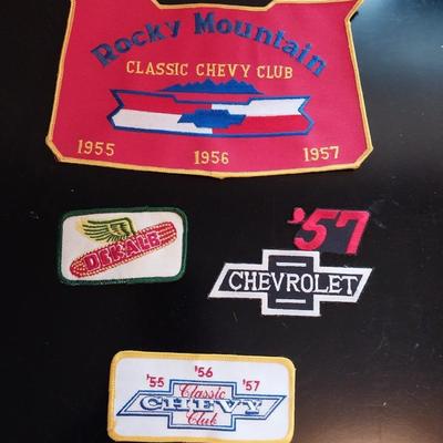 4 CLOTH '57 CHEVY PATCHES
