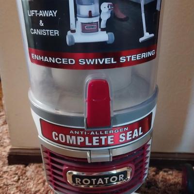 LIKE NEW SHARK ROTATOR VACUUM WITH ATTACHMENTS
