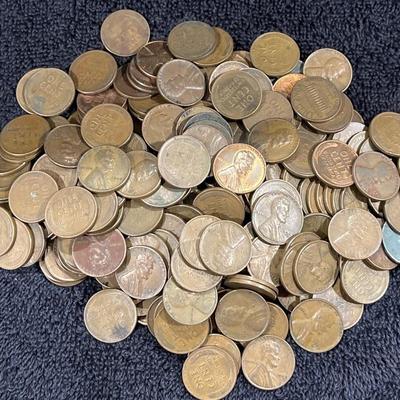 Bag Of Unsearched Wheat Pennies