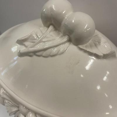 Vintage Over and Back Soup Tureen with Ladle