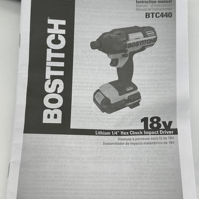 BOSTITCH ~ Pair ~ Impact Driver & Drill ~ *Please Read Details