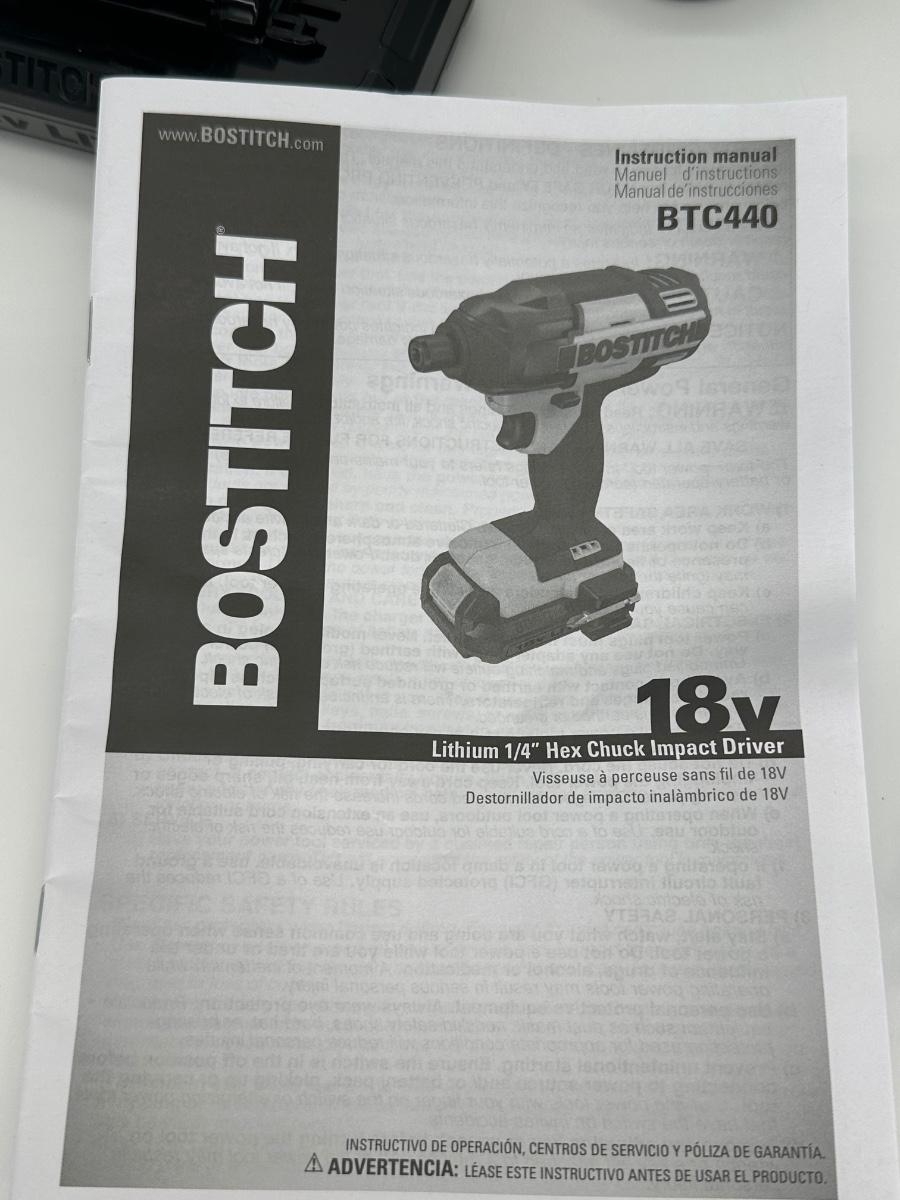 BOSTITCH Pair Impact Driver Drill Please Read Details EstateSales