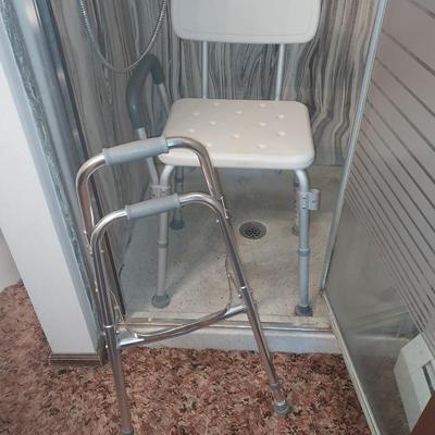 SHOWER SEAT AND A MOBILITY ASSIST