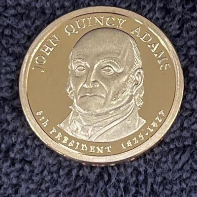 2008 Proof John Quincy Adams Dollar