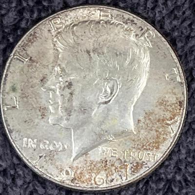 1967 Kennedy Half Dollar, Silver
