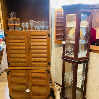 Lot 10: Two Cabinets, Curio & More