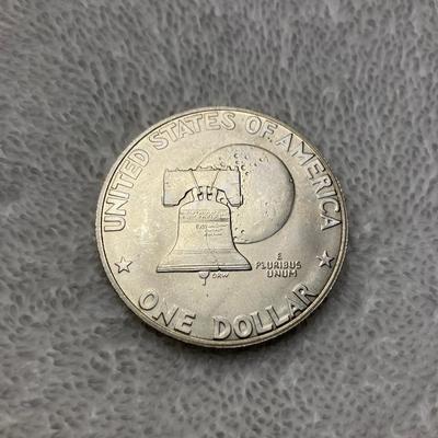 1976 S Bicentennial Proof Eisenhower Dollar Coin AU