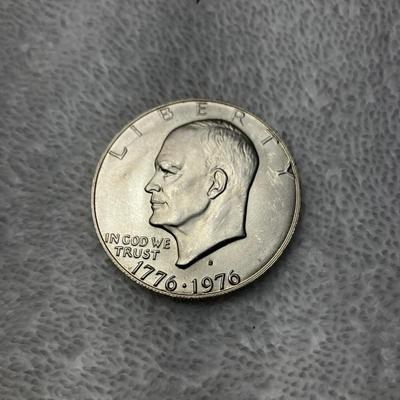 1976 S Bicentennial Proof Eisenhower Dollar Coin AU