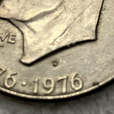 1976 D Eisenhower Bicentennial Silver Dollar BU