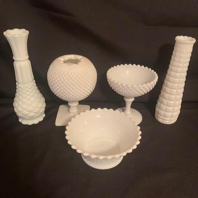 Westmoreland and Kemple Glass Co. Milk Glass Selection (B2-KW)
