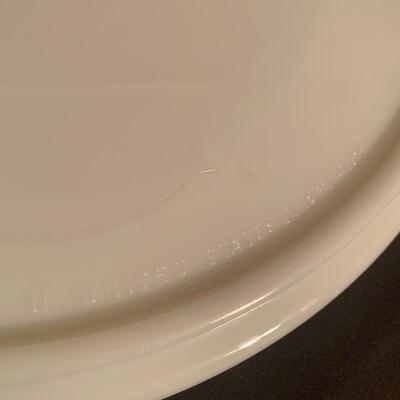 Ritter Company Scalloped Milk Glass Dental Instrument Tray (B2-KW)