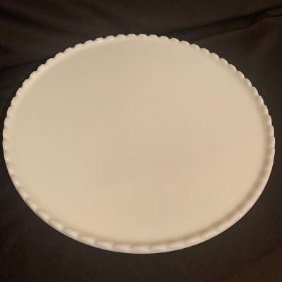 Ritter Company Scalloped Milk Glass Dental Instrument Tray (B2-KW)