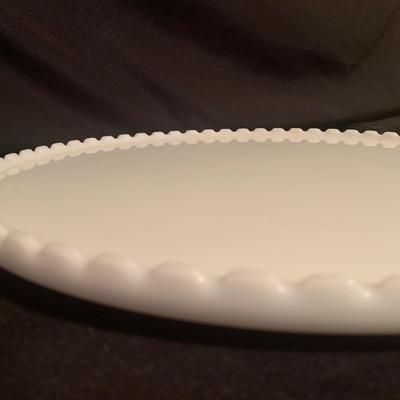 Ritter Company Scalloped Milk Glass Dental Instrument Tray (B2-KW)