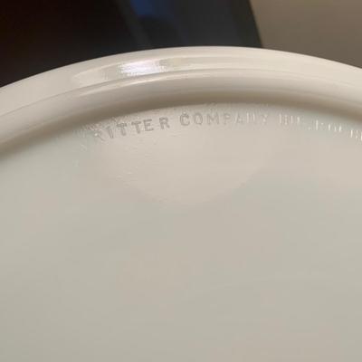 Ritter Company Scalloped Milk Glass Dental Instrument Tray (B2-KW)