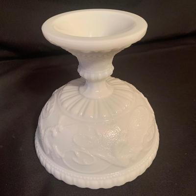 Portieux Dragon-pattern Milk Glass Candy Dish (B2-KW)