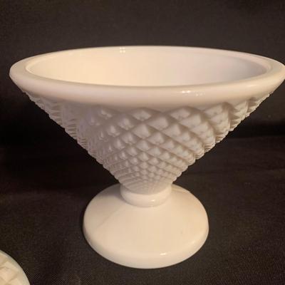 Milk Glass Compote Bowls, Candy Dishes, & More incl Westmoreland, Fenton, & More (B2-KW)