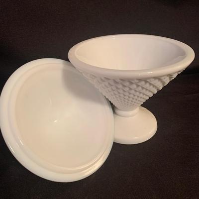 Milk Glass Compote Bowls, Candy Dishes, & More incl Westmoreland, Fenton, & More (B2-KW)