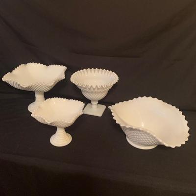 Milk Glass Compote Bowls, Candy Dishes, & More incl Westmoreland, Fenton, & More (B2-KW)