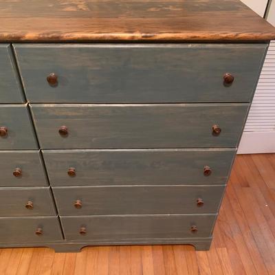 Painted and Stained Chest of Drawers (B2-KW)